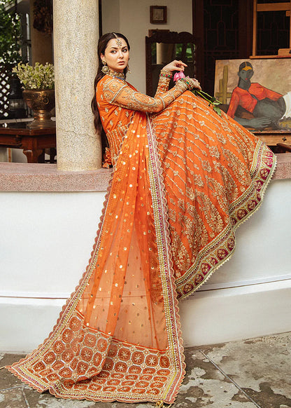 Afrozeh Orange Wedding Collection Maxi by FariOmni