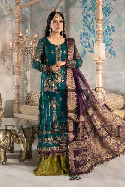 Maria b Heritage wedding collection by FariOmni