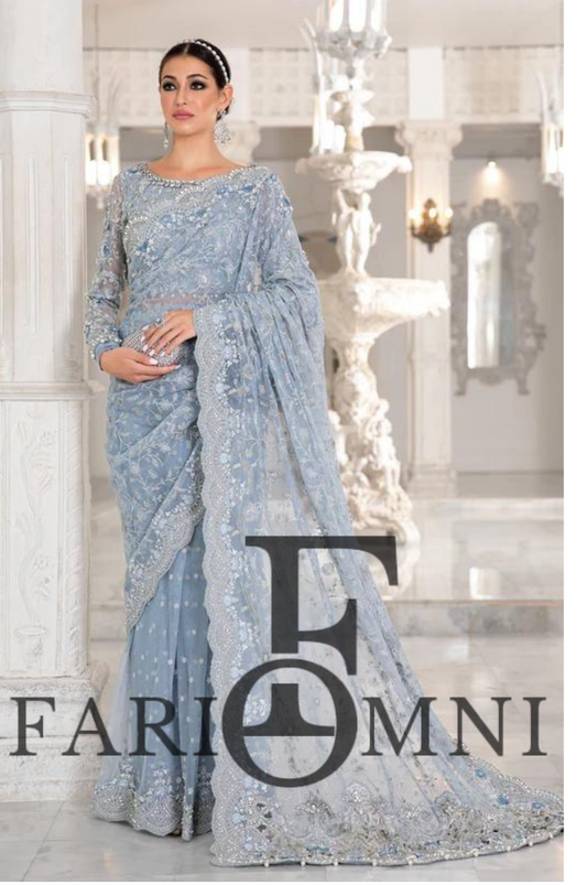 Maria B Saree Exclusive by FariOmni