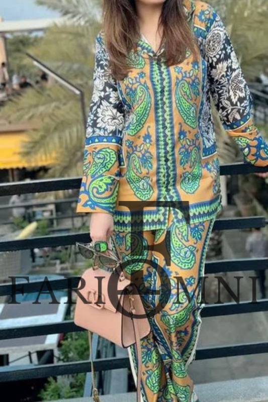 Digital printed suit by FariOmni