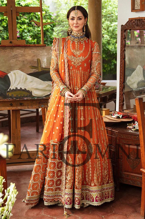 afrozeh-orange-wedding-collection-maxi-by-fariomni