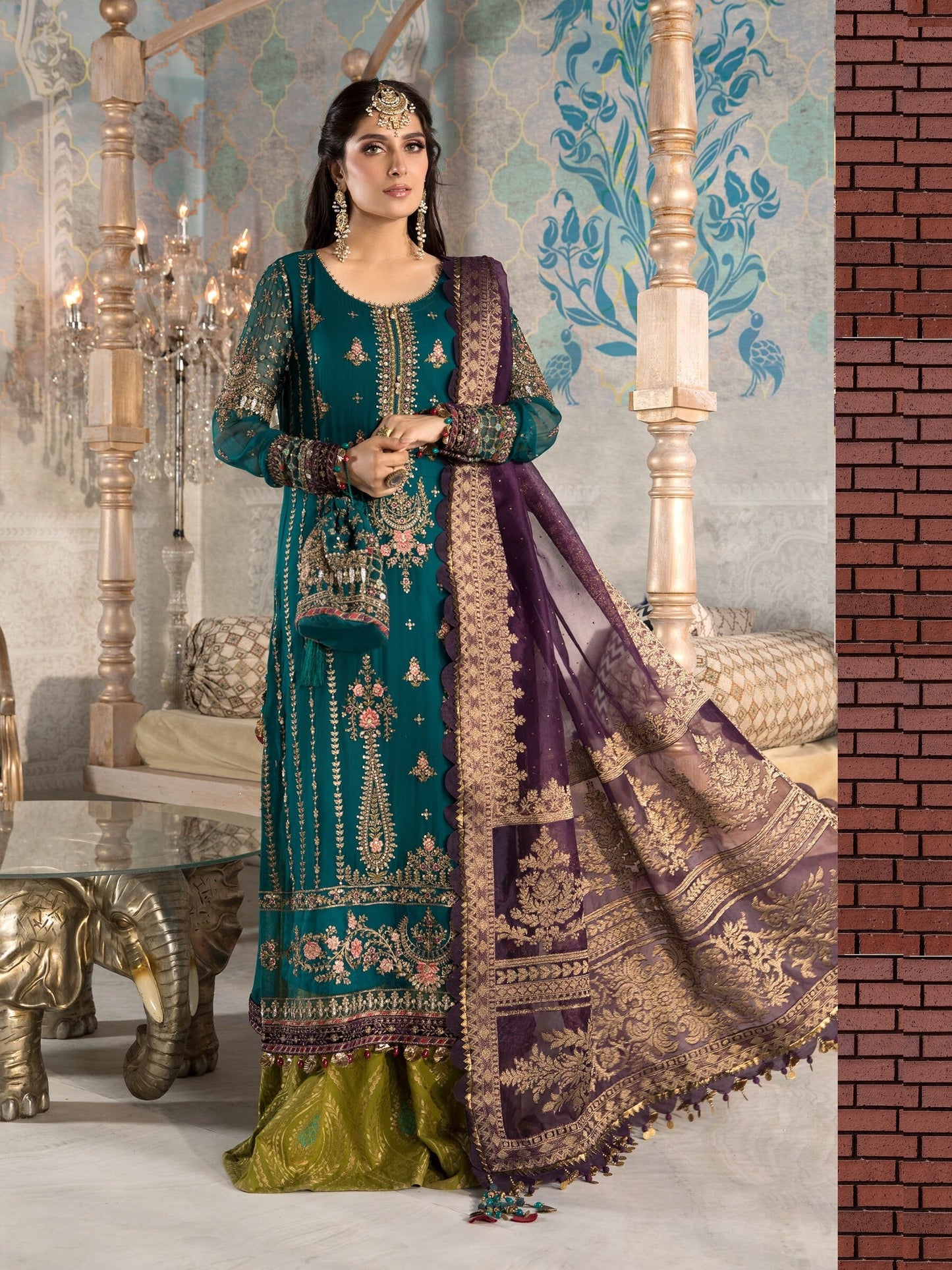 Maria b Heritage wedding collection by FariOmni