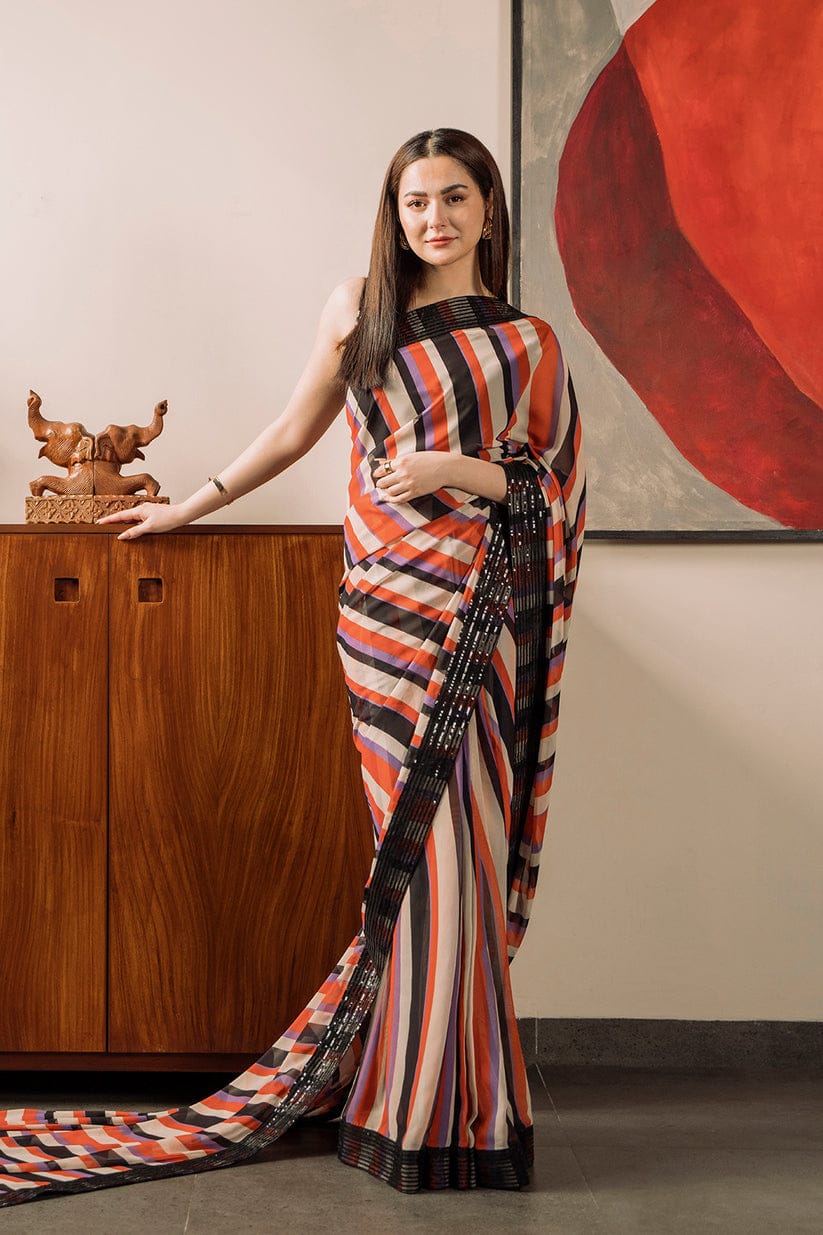 Hania Amir Saree by FariOmni